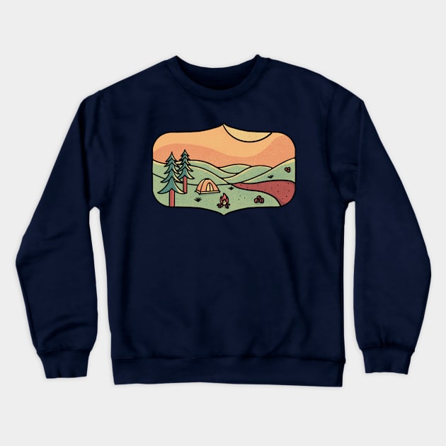 Savanna ( Grassland ) Crewneck Sweatshirt by hakkamamr